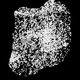 水分斑点卡通透明素材