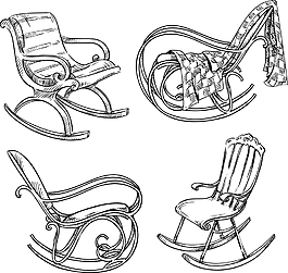 藤椅图片大全 简笔画图片