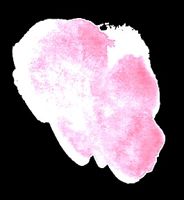 粉白云彩卡通透明素材