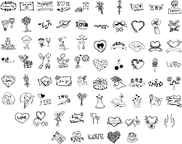 卡通手绘节日用品插画