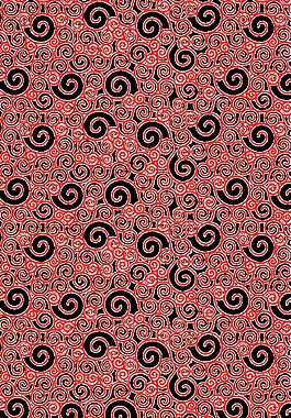 红色祥云填充背景素材