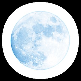 蓝色地球透明素材