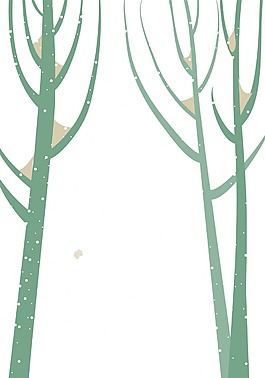创意绿色清新树枝png元素