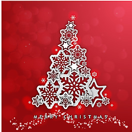 抽象的圣诞树设计背景素材