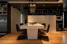 现代地板室内效果图