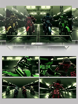 绿色科技厂房高清视频素材