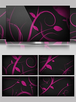 红色唯美树叶高清视频素材