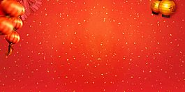 红色喜庆新年简洁背景