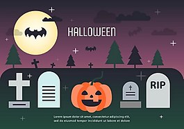 万圣节矢量素材