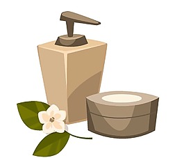 洗化美容png元素