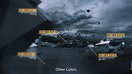 8款高科技引导指示线模板