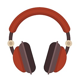 卡通音乐耳机png元素