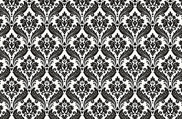 现代个性化灰白色花纹壁纸图案