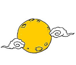 手绘白色云朵元素