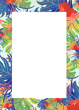 文艺花卉背景海报