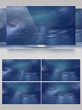 迷幻团云高清视频素材
