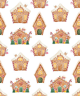 个性冬日房子壁纸jpg背景素材