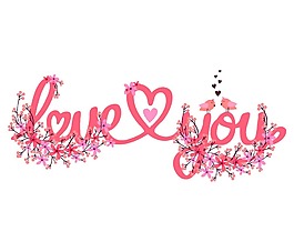 红色英文字母png元素