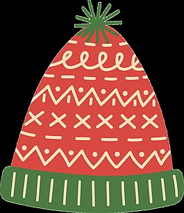 圣诞小红帽圣诞节卡通透明素材