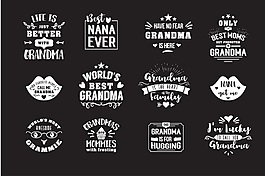 潮流贴牌元素矢量素材