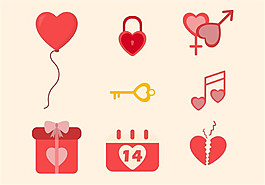 情人节矢量素材