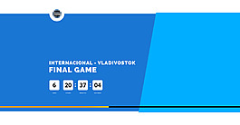 蓝色企业科技商务网站模板之网页进度加载