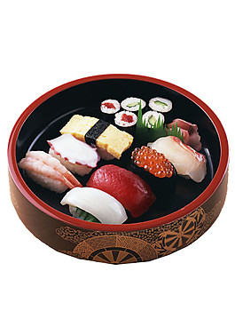 清新日式刺身料理美食产品实物