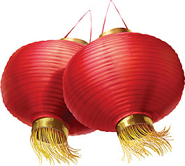 大红灯笼PNG元素