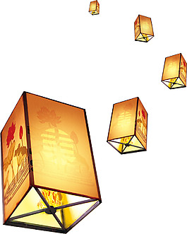 中式方形花式元素