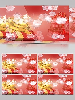 粉红圣诞节视频素材