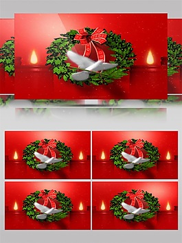 圣礼物装饰诞节视频素材