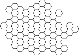 简易六边形组合png元素