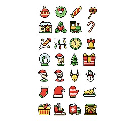 圣诞礼物装饰大集合png元素