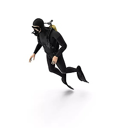 黑色潜水服设计图