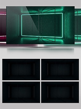 绿光大屏幕高清视频素材