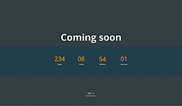 企业电子科技网站模板之网页加载进度界面