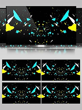 发光黄色灯光高清视频素材