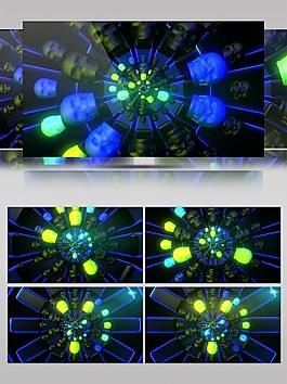 万圣节唯美场景动感特效视频素材