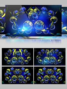 鬼节万圣节装饰动感特效视频素材