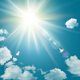 唯美蓝天阳光飞舞花朵淘宝banner背景小清新蓝天阳光背景梦幻蓝天阳光