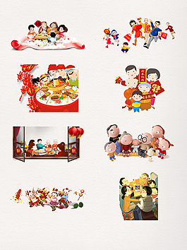 中国传统新年装饰元素