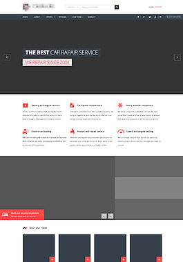 精美的企业购物商城商店响应式网站首页模板
