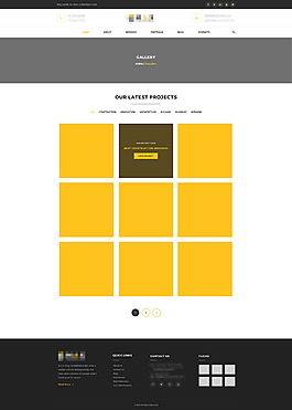 简洁的企业电子网站模板之产品中心