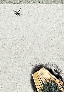 中式绿茶文化海报背景设计