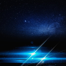 蓝色星空主图设计