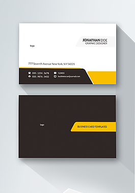 简约矢量商务名片