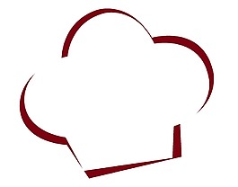 卡通白色厨师帽png元素