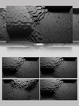 星际灰色沙漠高清视频素材