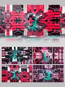 科技幻彩纹路高清视频素材
