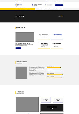 简洁的企业电商购物商城网站之我们的服务